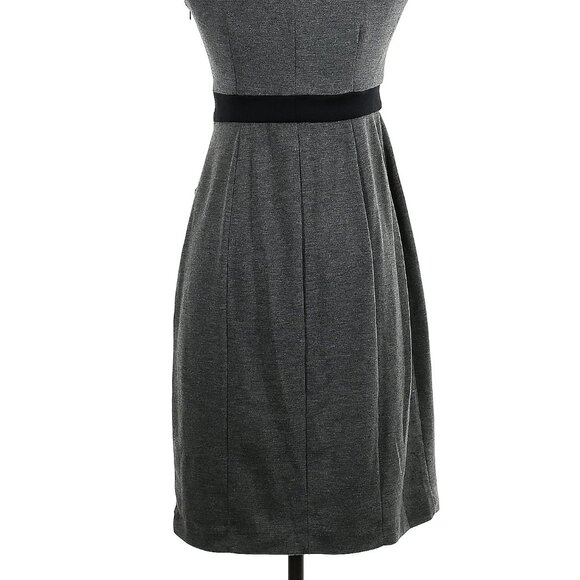 BOGO FREE, London Times Grey and Black knit dress, size 4 - Picture 4 of 11